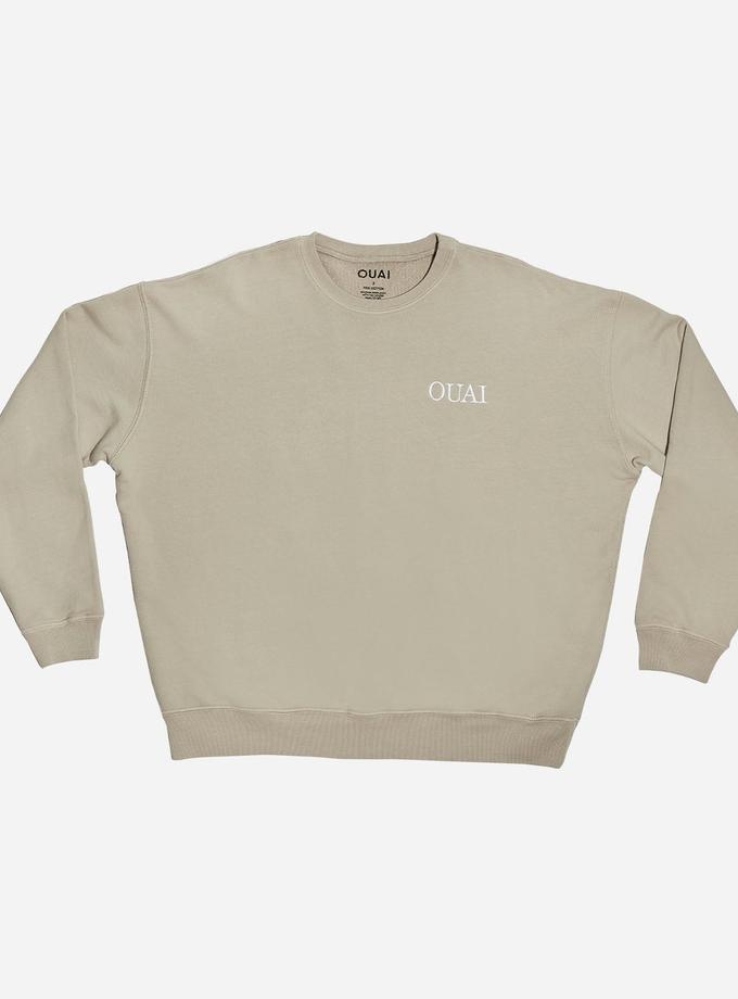 Live Life Your OUAI Embroidered Crewneck Best Price