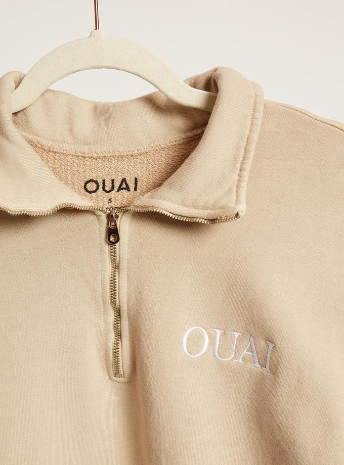 Live Life Your OUAI Half-Zip Sweatshirt Best Seller